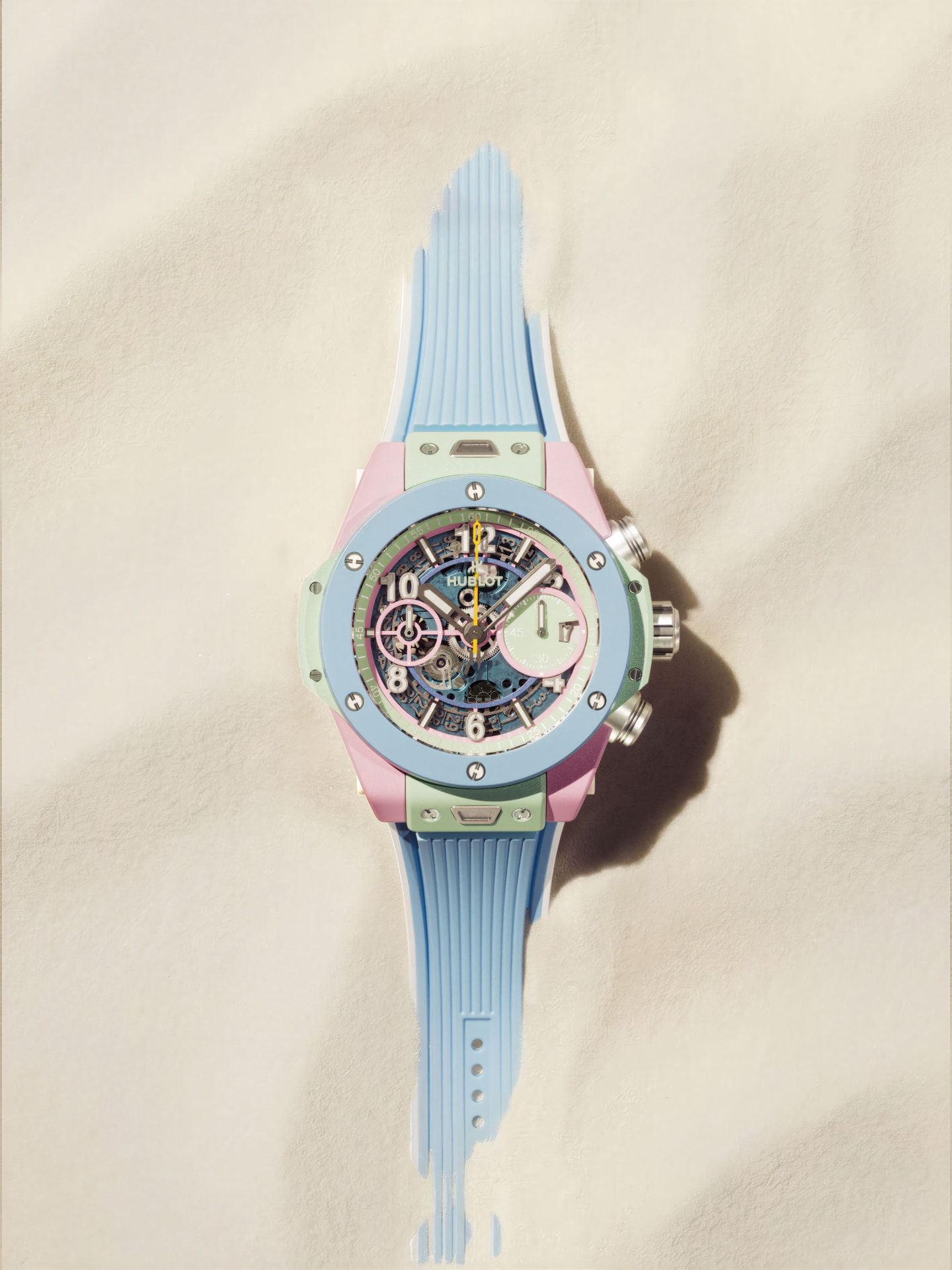 Hublot summer collection timepiece close-up