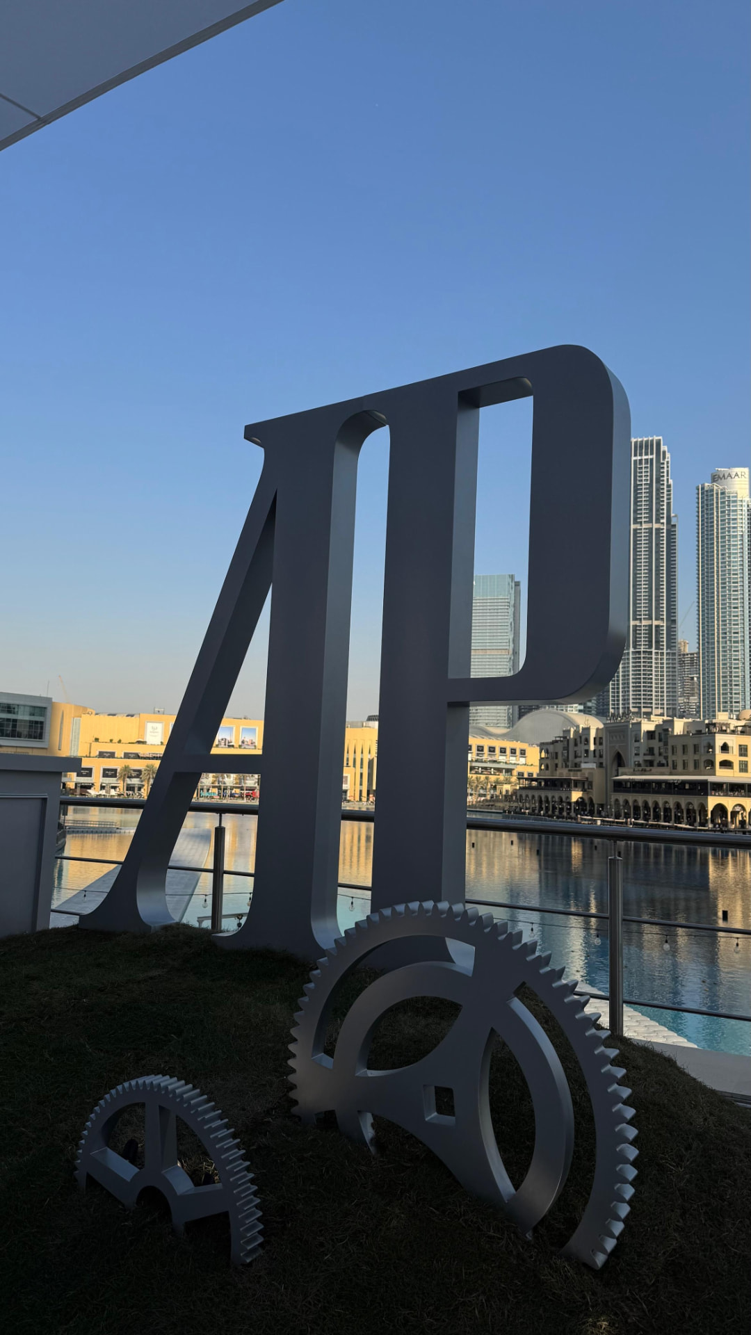 Audemars Piguet sculpture at Dubai Watch Week 2025