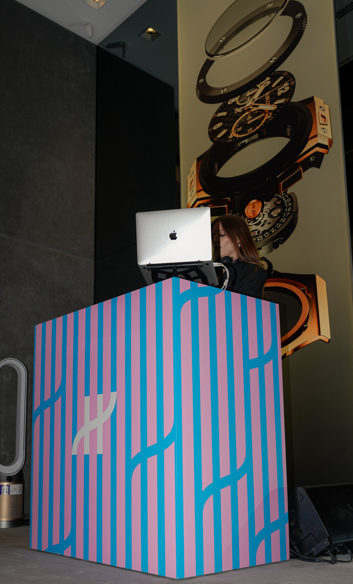 DJ during the activation